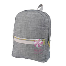 Load image into Gallery viewer, Large Chambray Backpack
