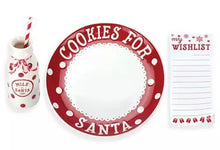 Load image into Gallery viewer, Santa&#39;s Milk and Cookie Set

