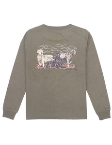 Properly Tied Hunting Dog LS Tee