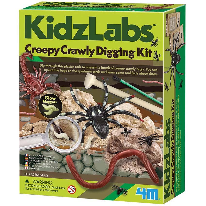 4M Creepy Crawly Dig Kit Science Kit for Kids-STEM Toy