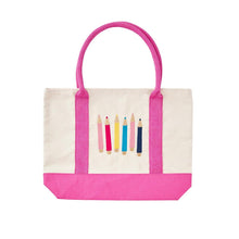 Load image into Gallery viewer, Back to school tote bag
