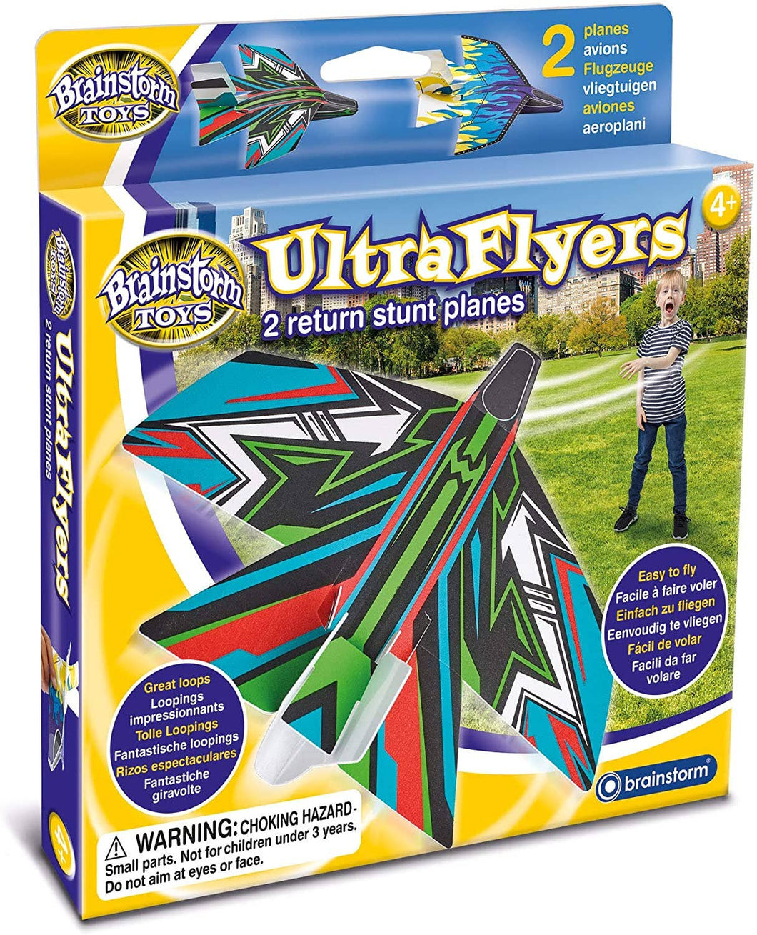 Brainstorm Toys Ultra Flyers with 2 Stunt Planes