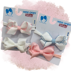 Wee Ones Baby Bow Cards