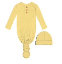 Load image into Gallery viewer, Bamboo Infant gown &amp; Hat Set
