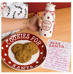 Santa's Milk and Cookie Set
