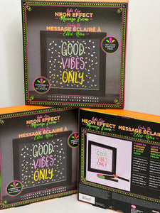 Neon Effect Message Frame